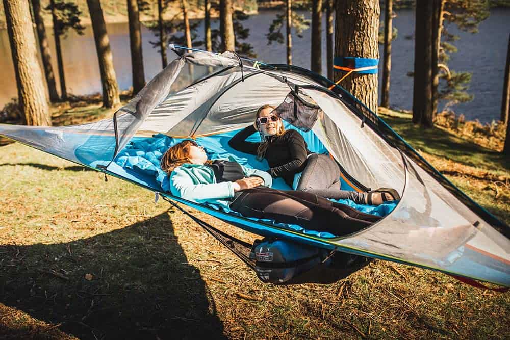 sky camping hammock tent for 2