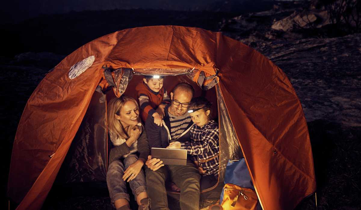 How To Watch TV While Camping