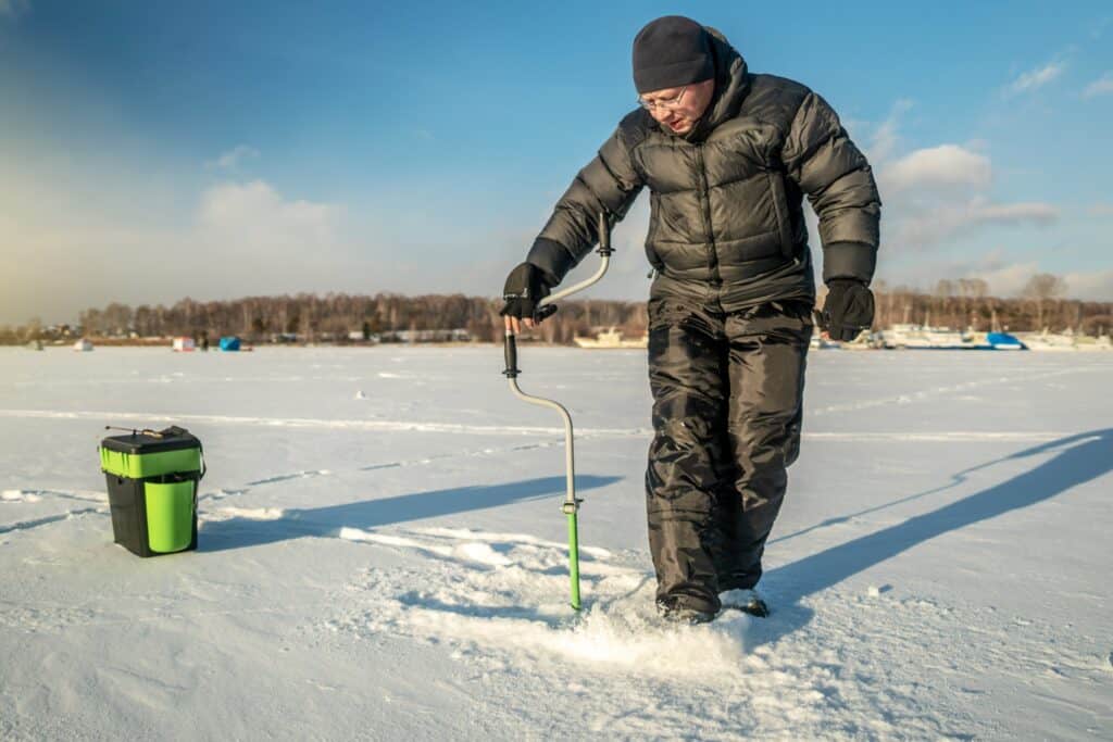 ice fishing augers - best ice fishing tools